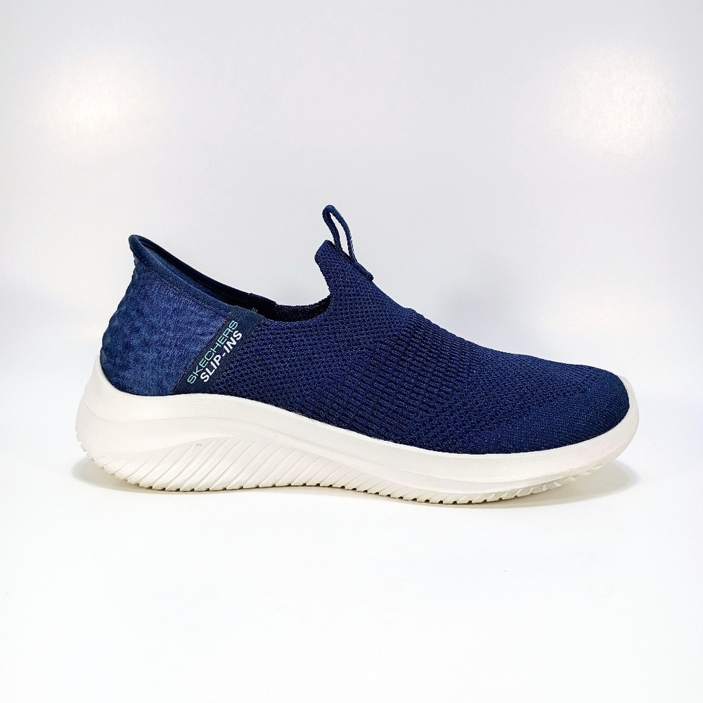 Skechers Slip Ins Ultra Flex 3.0 Smooth Step Womens 6 Navy Blue Sneakers